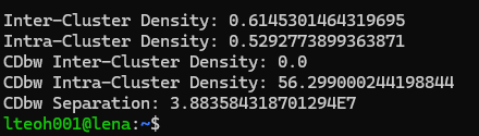 Cluster Dump Text Output