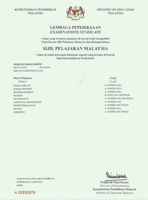 Sijil Pelajaran Malaysia