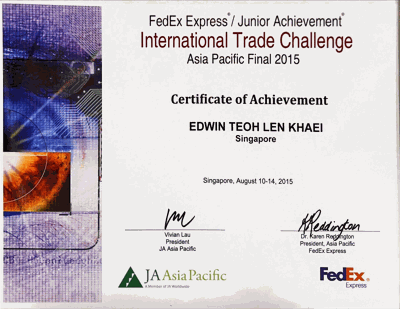 JA - International Trade Challenge Asia Pacific Final 2015
